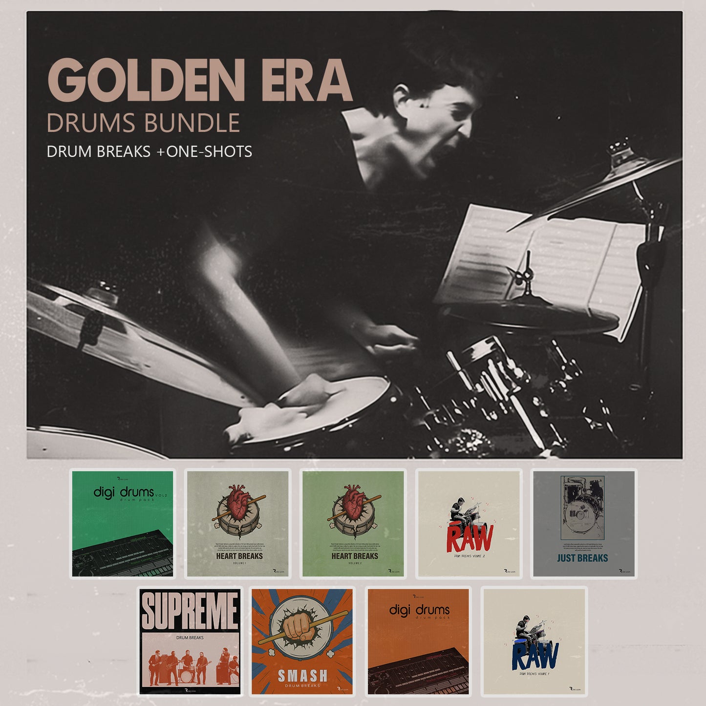 Golden Era Drums (One-Shots and Drum Breaks)
