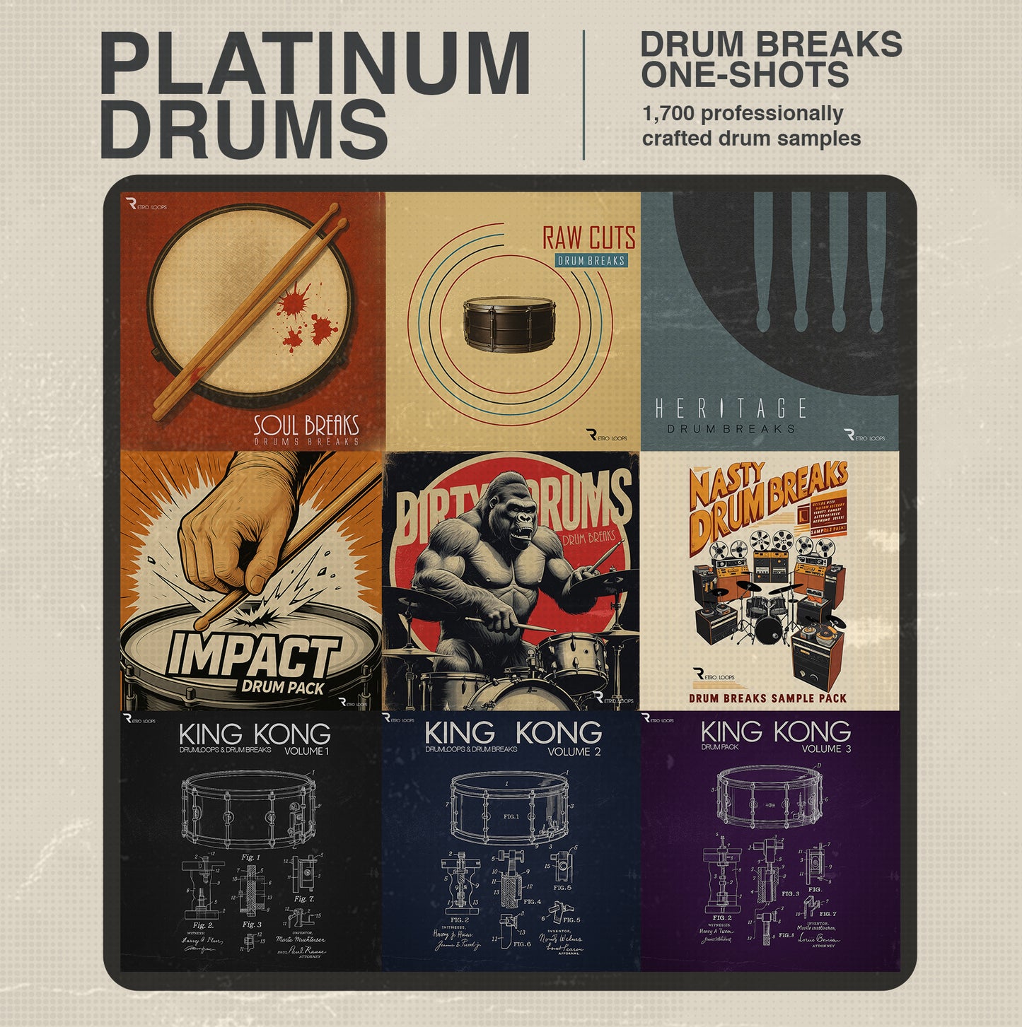 Platinum Drums Collection (One-Shots and Drum Breaks)